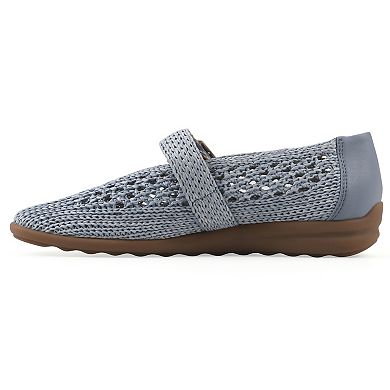 Cliffs by White Mountain Cordette Women's Mary Janes with Bow Accent