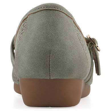 Cliffs by White Mountain Rivian Women's Mary Janes with Round Toe & Adjustable Strap