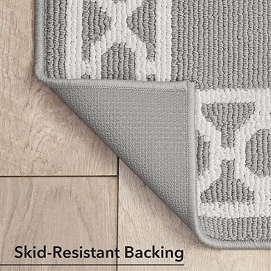 Jean Pierre All Loop Christine Border Area Rug