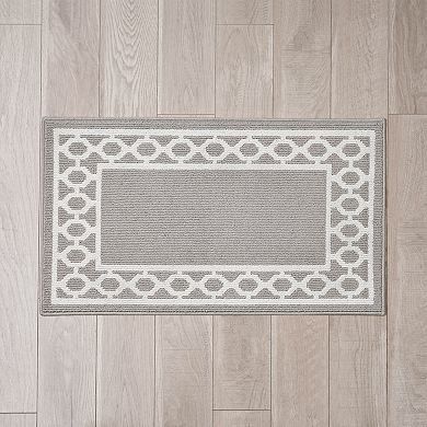Jean Pierre All Loop Christine Border Area Rug