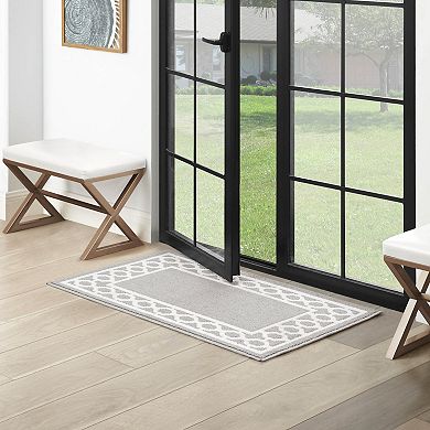 Jean Pierre All Loop Christine Border Area Rug