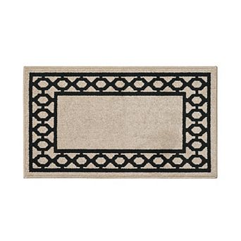 Jean Pierre All Loop Christine Border Area Rug