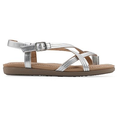 Cliffs by White Mountain Frania Women's Strappy Flat Sandals