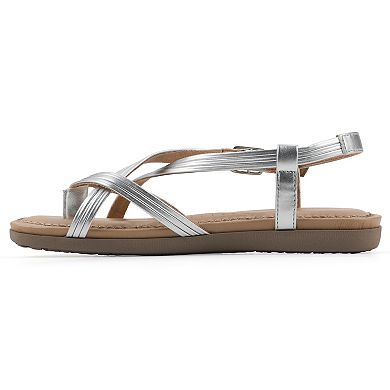 Cliffs by White Mountain Frania Women's Strappy Flat Sandals