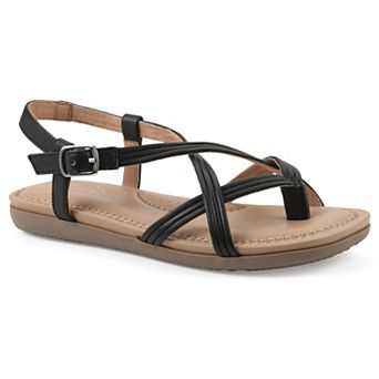 Cliffs by White Mountain Frania Women's Strappy Flat Sandals