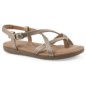 Cliffs by White Mountain Frania Women's Strappy Flat Sandals