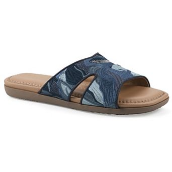 Cliffs by White Mountain Frankly Women's Slip-On Slide Sandals