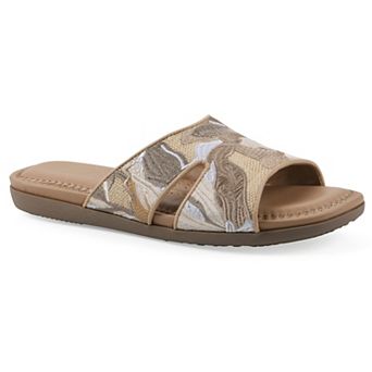 Cliffs by White Mountain Frankly Women's Slip-On Slide Sandals