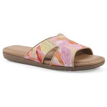 Cliffs by White Mountain Frankly Women's Slip-On Slide Sandals