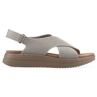 Cliffs by White Mountain Harleen Women's Flatform Slingback Sandals