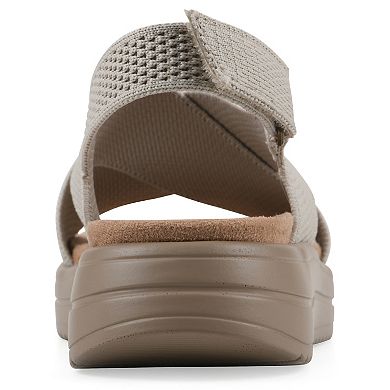 Cliffs by White Mountain Harleen Women's Flatform Slingback Sandals