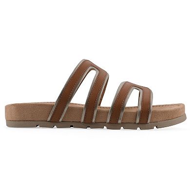 Cliffs by White Mountain Tinarose Women's Cushioned Slide Sandals