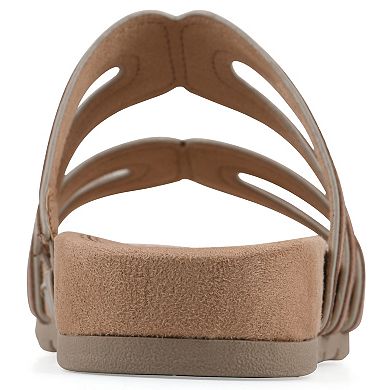 Cliffs by White Mountain Tinarose Women's Cushioned Slide Sandals