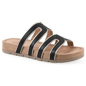 Cliffs by White Mountain Tinarose Women's Cushioned Slide Sandals