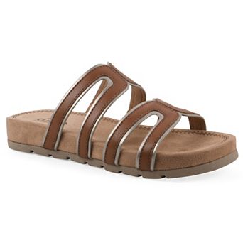 Cliffs by White Mountain Tinarose Women's Cushioned Slide Sandals