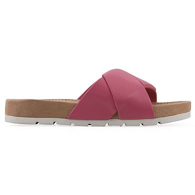 Cliffs by White Mountain Tincie Women's Cushioned Slide Sandals