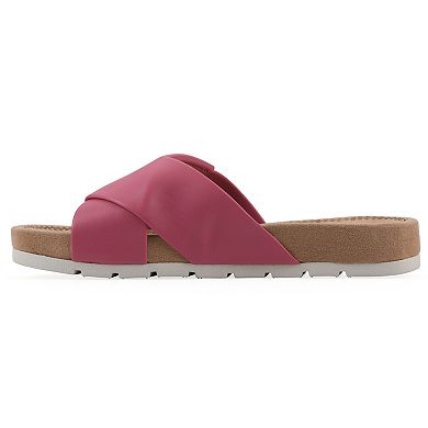 Cliffs by White Mountain Tincie Women's Cushioned Slide Sandals