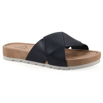 Cliffs by White Mountain Tincie Women's Cushioned Slide Sandals