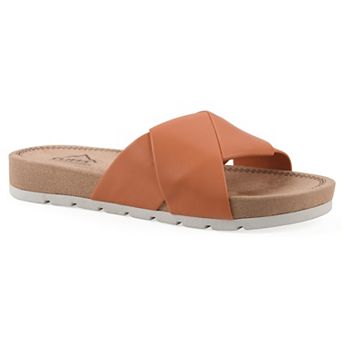 Cliffs by White Mountain Tincie Women's Cushioned Slide Sandals
