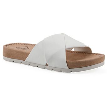 Cliffs by White Mountain Tincie Women's Cushioned Slide Sandals