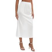 under slips for dresses Best Sellers In Womens Dress roll elastic waist and delicate lace trim Vlazom Women's Satin Half Slip