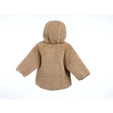 MyKids-USA Unisex Plush Hoodie Coat Outfit Wearing