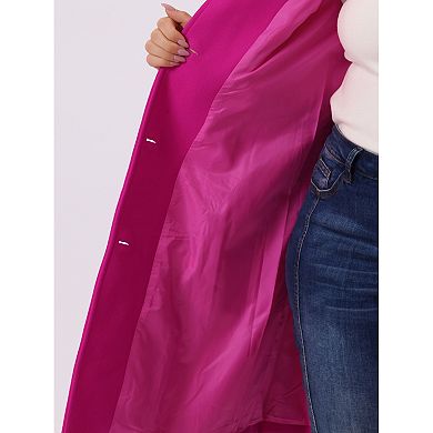 Women's Plus Size Utility Jacket Drawstring Belted Coat