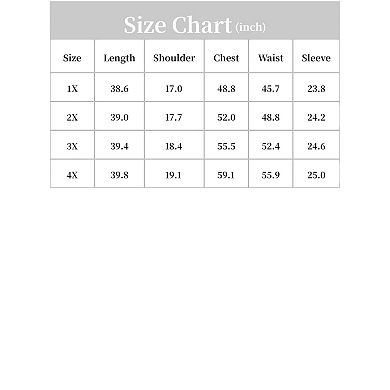 Women's Plus Size Utility Jacket Drawstring Belted Coat