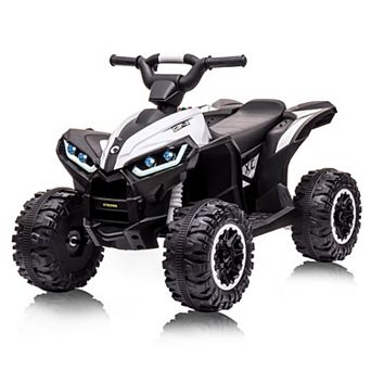 12V Kids Ride On ATV Remote Control Dual Speed Music Horn LED Electric 4 Wheeler for Ages 3+