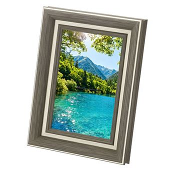 Rectangle Photo Frame, 7.8"x5.9"x0.94" Resin Photo Frame Tabletop Display for Decor