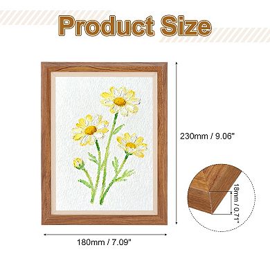 Rectangle Photo Frame, 9.1x7.1 Inch Resin Photo Frame Tabletop Display for Decor