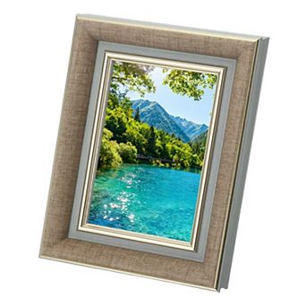 Rectangle Photo Frame, 6.9x5.4 Inch Resin Photo Frame Tabletop Display for Decor