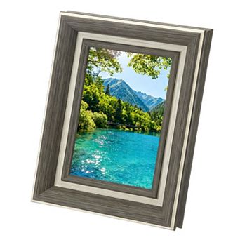 Rectangle Photo Frame, 6.9x5.4 Inch Resin Photo Frame Tabletop Display for Decor