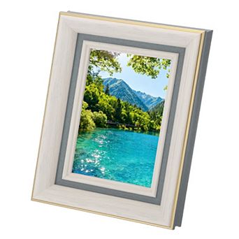 Rectangle Photo Frame, 6.9x5.4 Inch Resin Photo Frame Tabletop Display for Decor