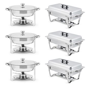 6 Pack Chafing Dish Buffet Set