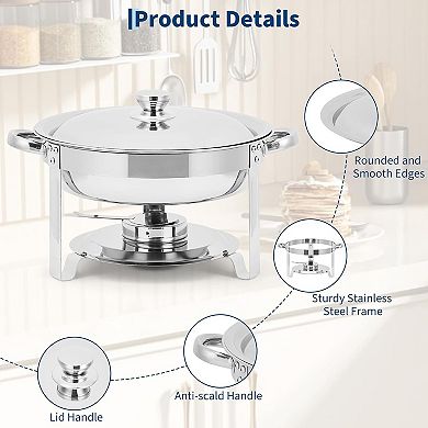 6 Pack Chafing Dish Buffet Set