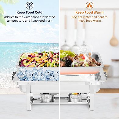 6 Pack Chafing Dish Buffet Set