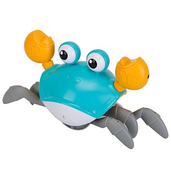 Crawling Crab Baby Toy with Music & LED Lights Interactive Walking & Dancing