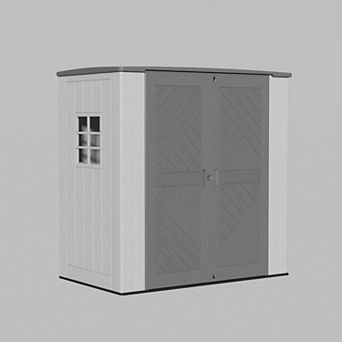 Decksplore Outdoor Storage Cabinet Waterproof Resin Vertical Outdoor Storage Shed for Patio