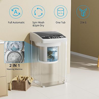 3.0 Cu.ft/19 Lbs High Efficiency Portable Washer