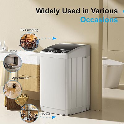 3.0 Cu.ft/19 Lbs High Efficiency Portable Washer