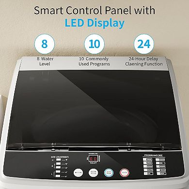 3.0 Cu.ft/19 Lbs High Efficiency Portable Washer