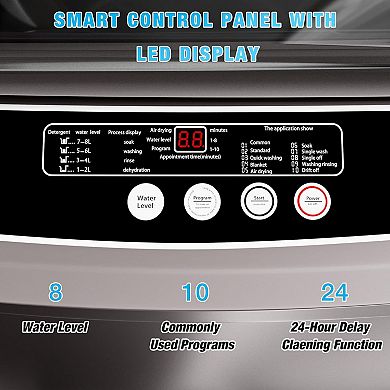 3.0 Cu.ft Full Automatic Washing Machine For Apartments