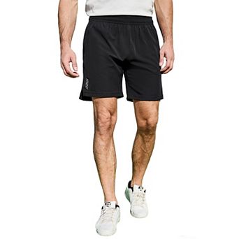 Men's Quick Dry Athletic Shorts Elastic Waist Drawstring Pockets Sports Shorts