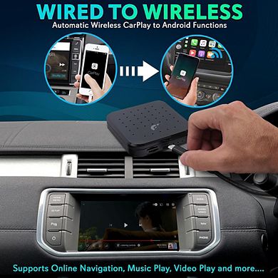 Pyle Wireless Car play & Android Smart Link iA Box (PAS22BK) - Black