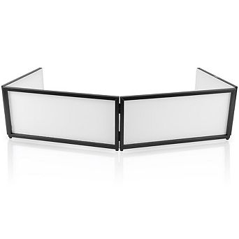 Pyle DJ Booth Façade Screen Cover Scrim Panel (PDJFAC02) - 5.6 ft Length, White