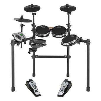 Pyle Compact Roll-Up Electronic Drum Kit with MIDI & Foot Pedals - PTEDK86