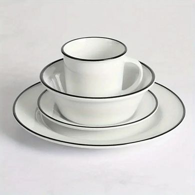 Dinnerware Set With Rim