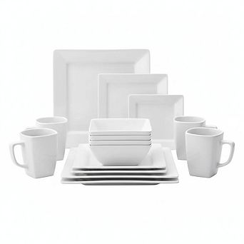 Square Porcelain Dinnerware Set