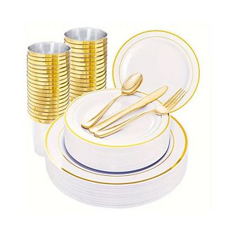Golden Dinnerware Set